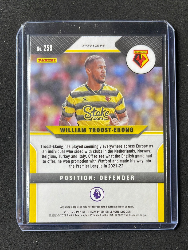 2021-22 Prizm Premier League William Troost-Ekong Silver