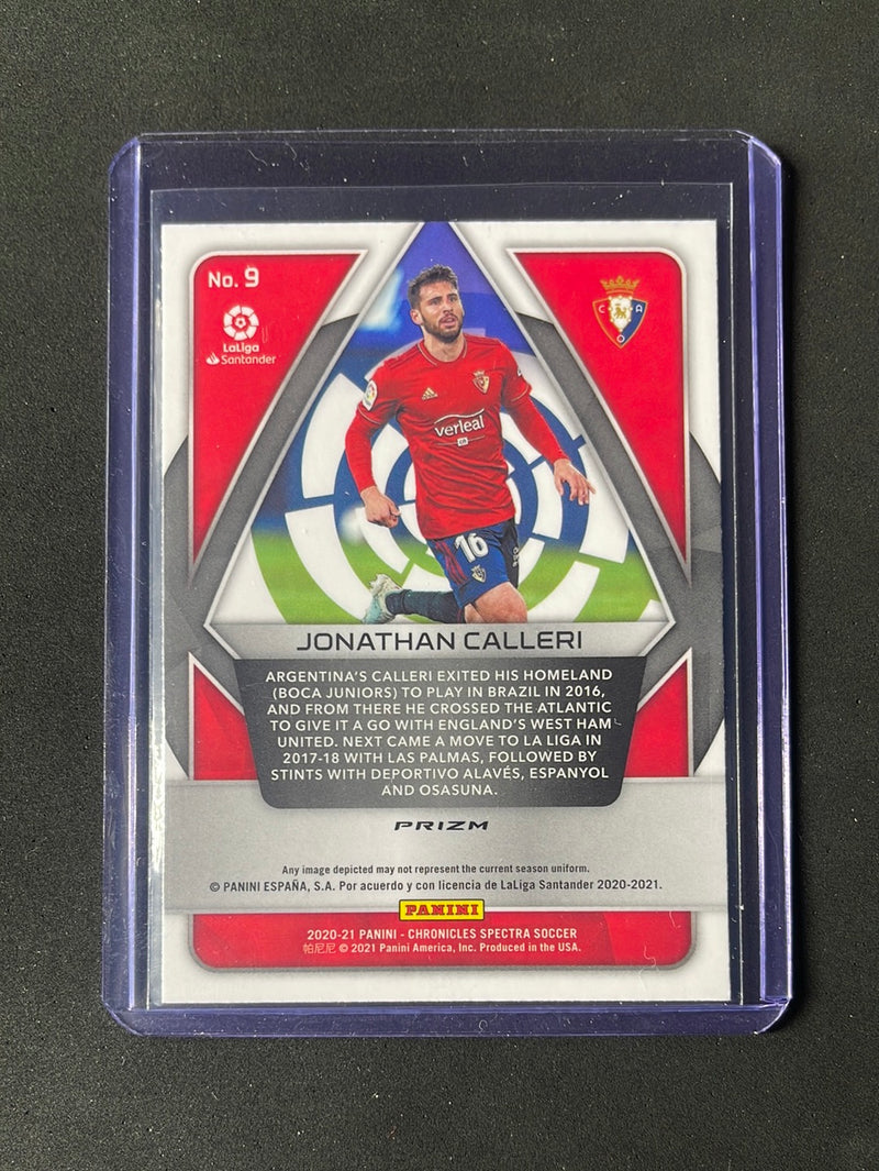 2020-21 Panini Chronicles Jonathan Calleri Spectra La Liga Silver Circles