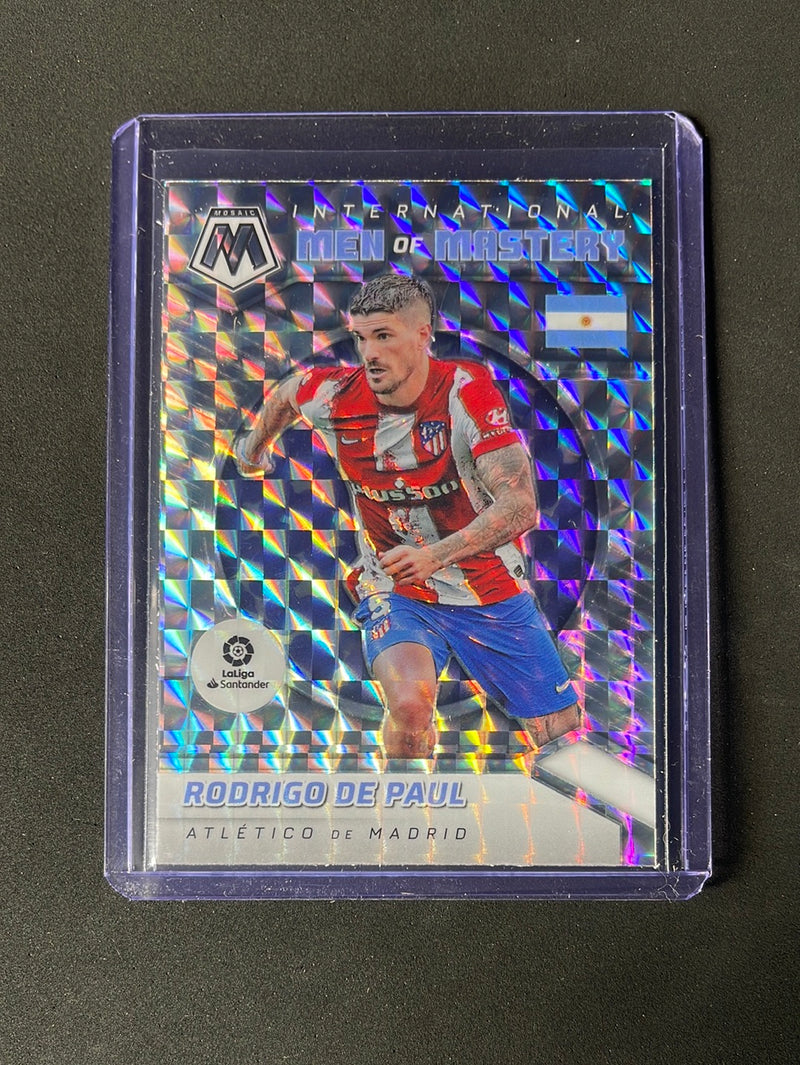 2021-22 Panini Mosaic La Liga Rodrigo De Paul Men Of Mastery