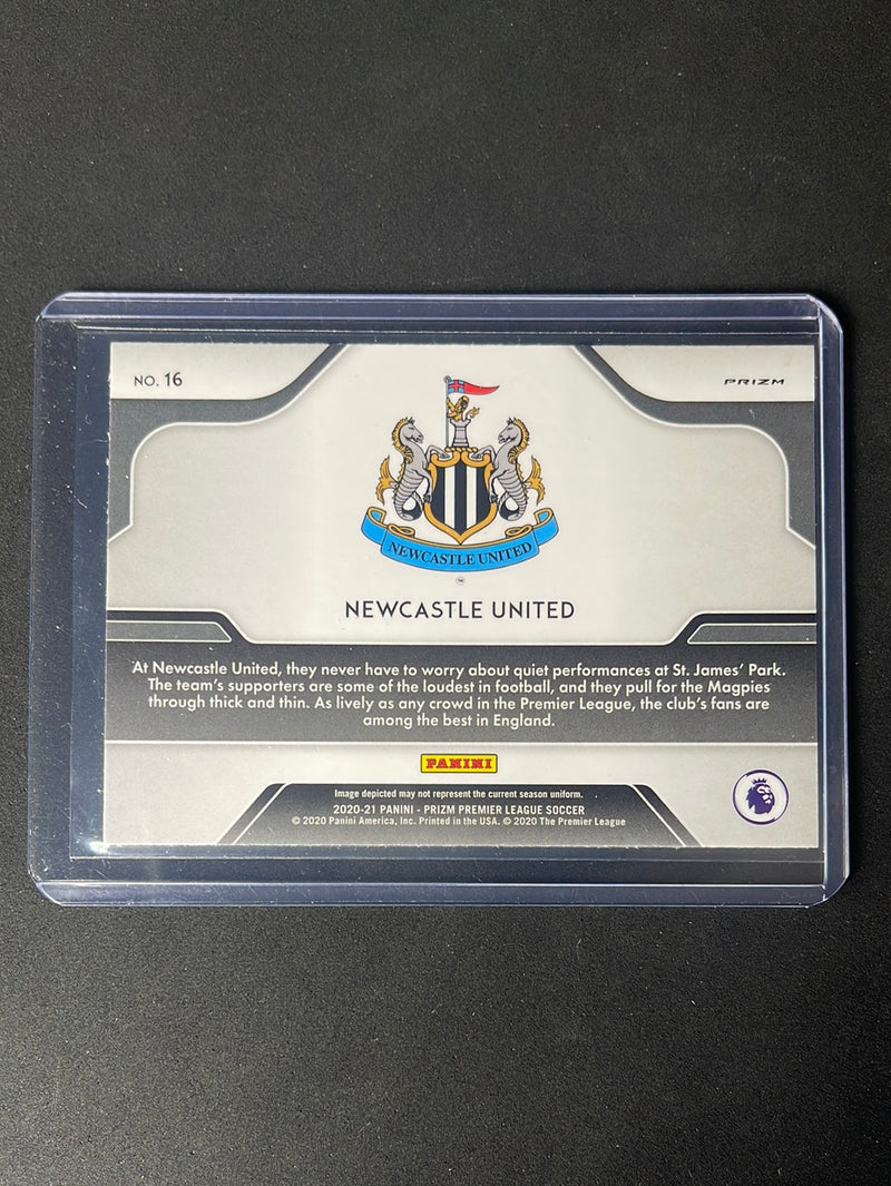 2020-21 Panini Prizm Premier League Newcastle United Atmosphere Silver Prizm