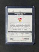 2021-22 Topps Finest Bundesliga Sasa Kalajdzic Red Refractor Autograph 5/5