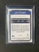 2019-20 Topps Museum Collection UEFA Champions League Soccer Lucas Alario Ruby 24/25