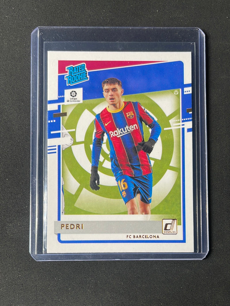 2020-21 Panini Chronicles Pedri Donruss Rated Rookies La Liga