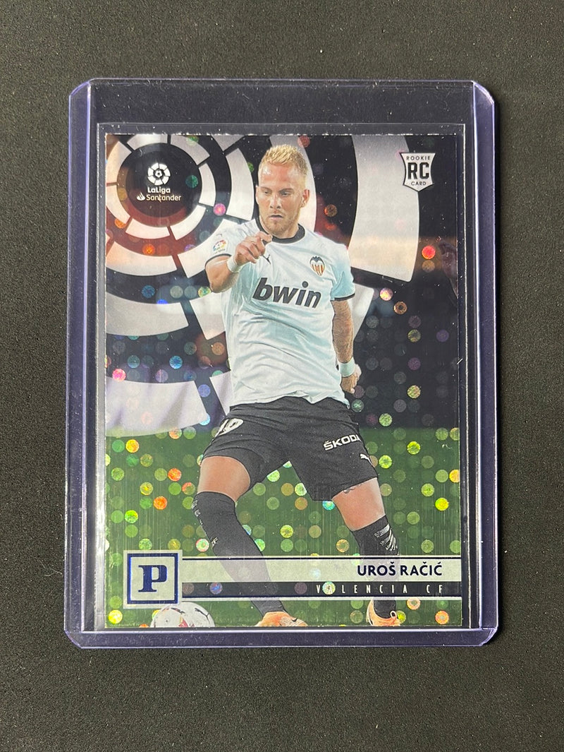 2020-21 Panini Chronicles Uros Racic Panini La Liga Blue Circles