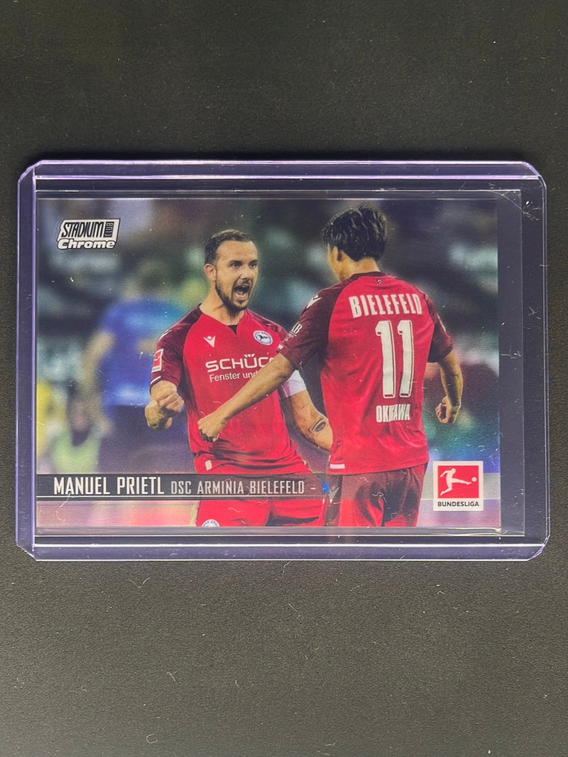 2021-22 Topps Bundesliga Stadium Club Chrome Manuel Prietl Refractor