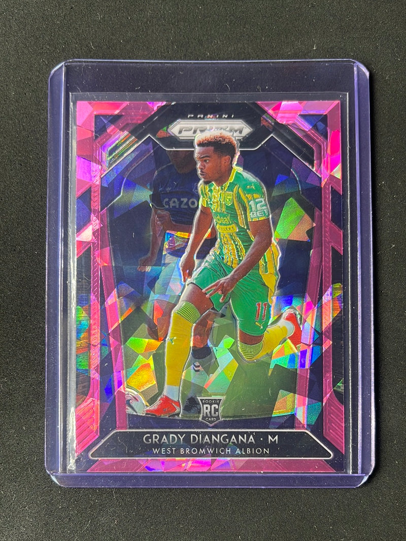 2020-21 Panini Prizm Premier League Grady Diangana Pink Ice Prizm