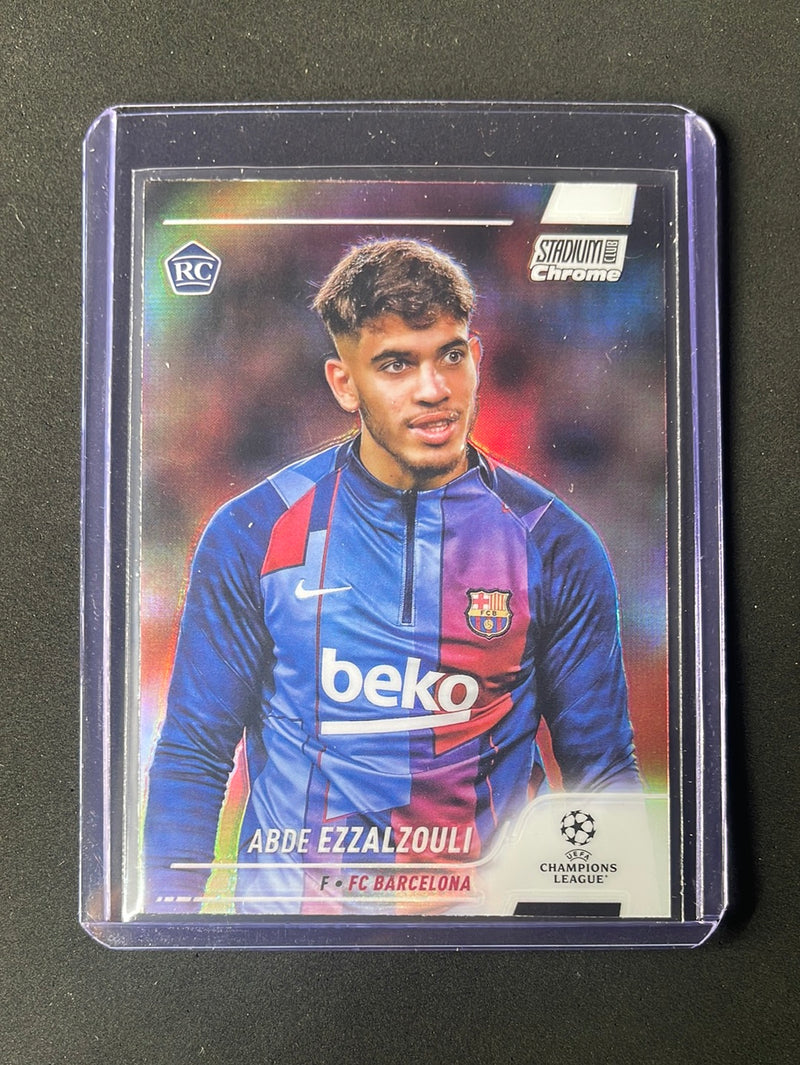 2021-22 Topps Stadium Club Chrome UEFA Champions League Abde Ezzalzouli Refractor