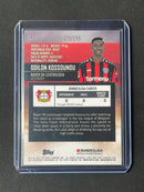 2021-22 Topps Bundesliga Stadium Club Chrome Odilon Kossounou Purple Refractor 279/299