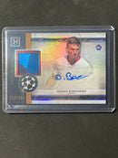 2020-21 Topps Museum Collection UEFA Champions League Soccer Dennis Borkowski Museum Autographs 128/250