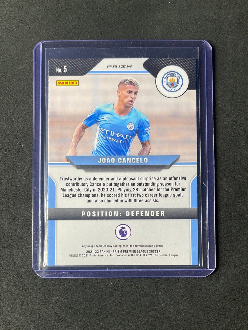 2021-22 Prizm Premier League Joao Cancelo Silver