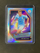 2021-22 Topps Finest UEFA Champions League Soccer Kevin De Bruyne Prized Footballers