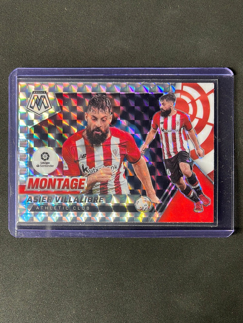 2021-22 Panini Mosaic La Liga Asier Villalibre Montage