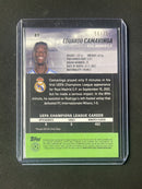 2021-22 Topps Stadium Club Chrome UEFA Champions League Eduardo Camavinga Sepia Prism Refractor 56/75