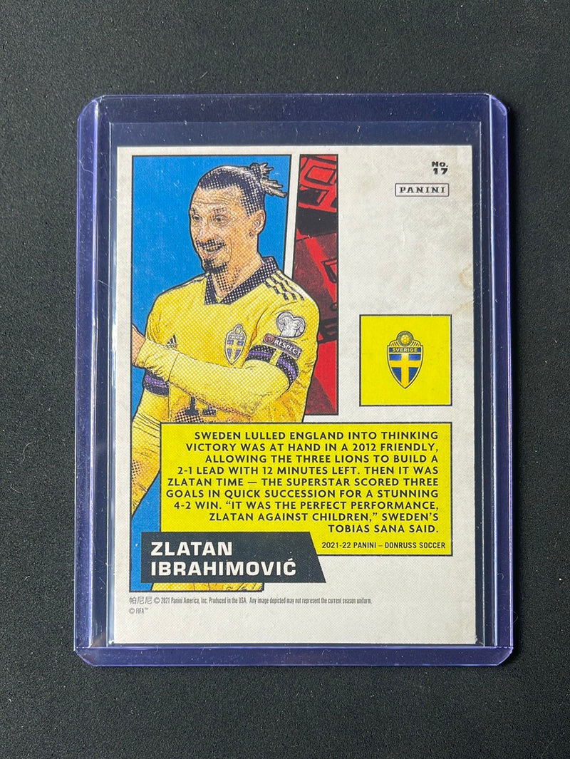 2021-22 Panini Donruss Road To Qatar Zlatan Ibrahimovic Net Marvels