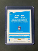 2020-21 Panini Chronicles Niccolo Zanellato Donruss Rated Rookies Serie A Blue Circles