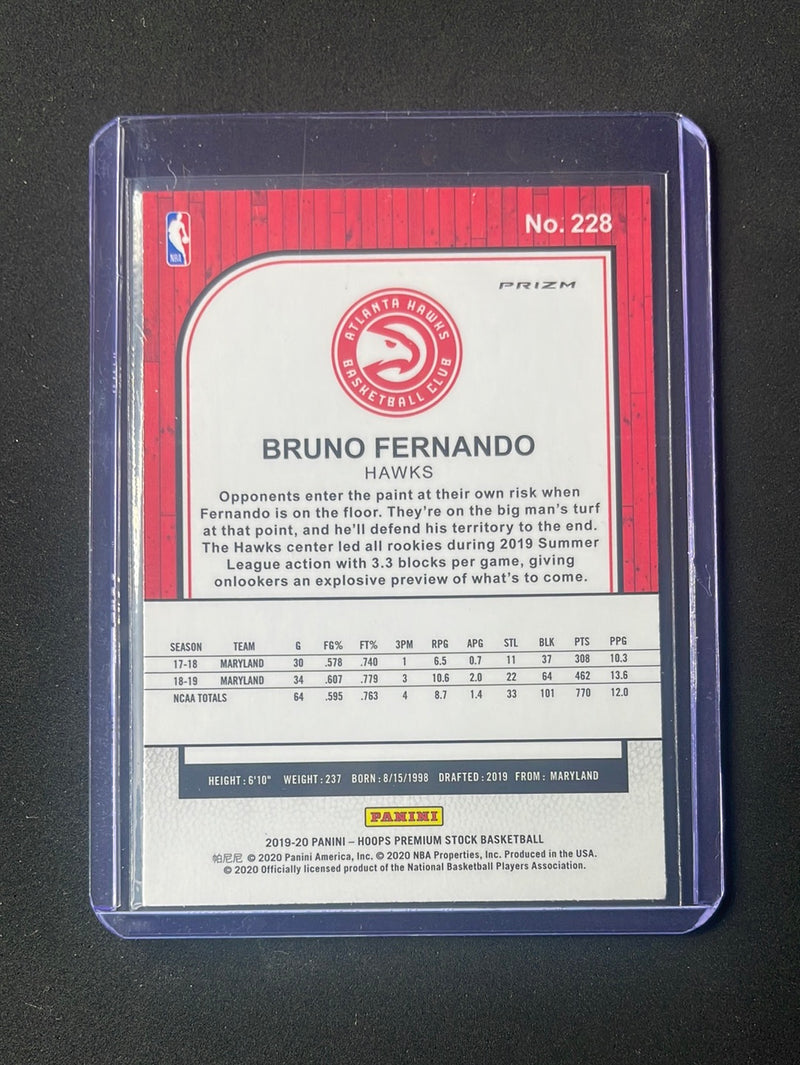 2019-20 Hoops Premium Bruno Fernando Laser