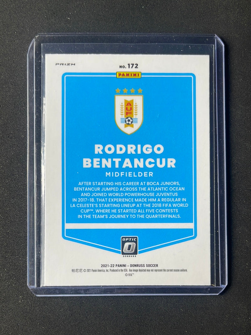 2021-22 Panini Donruss Road To Qatar Rodrigo Bentancur Optic Silver