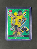 2021-22 Topps Finest Bundesliga Jude Bellingham Green Wave Refractor 45/99