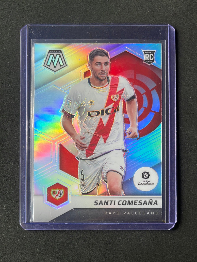 2021-22 Panini Mosaic La Liga Santi Comesana Silver