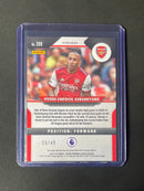 2021-22 Panini Prizm Premier League Pierre-Emerick Aubameyang Purple Ice 39/49