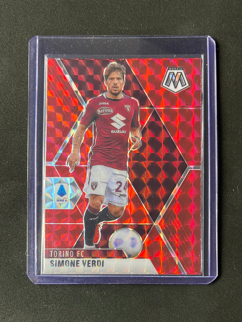 2020-21 Panini Mosaic Serie A Simone Verdi Red