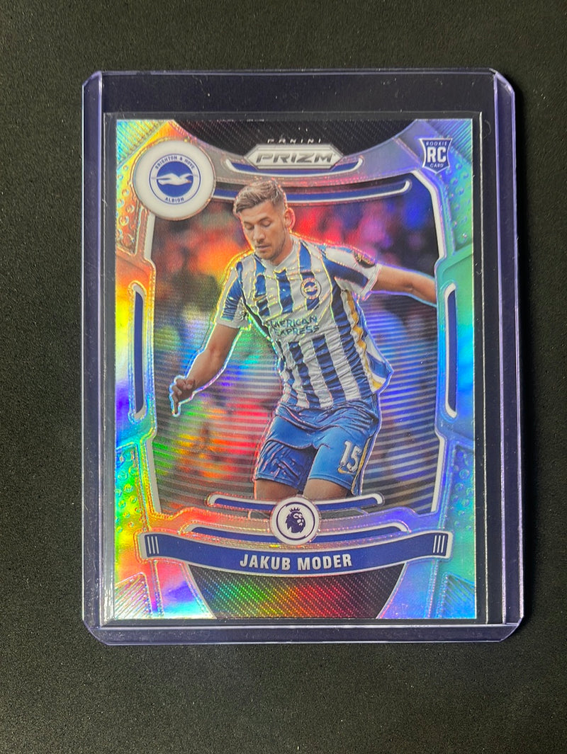 2021-22 Prizm Premier League Jakub Moder Silver