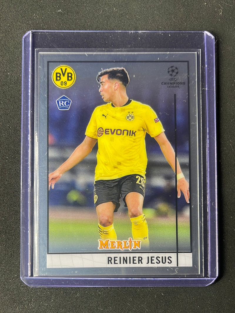 2020-21 Topps Merlin Chrome UEFA Champions League Reinier Jesus