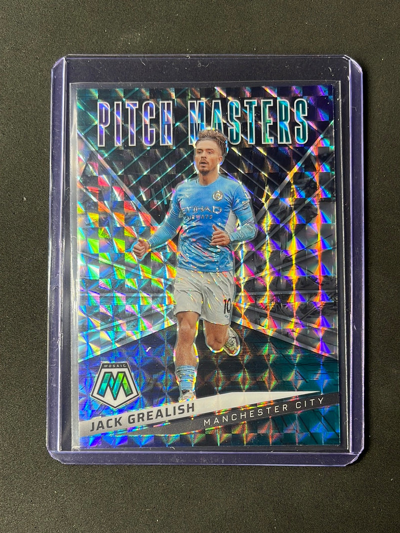 2021-22 Panini Mosaic EPL Jack Grealish Pitch Masters