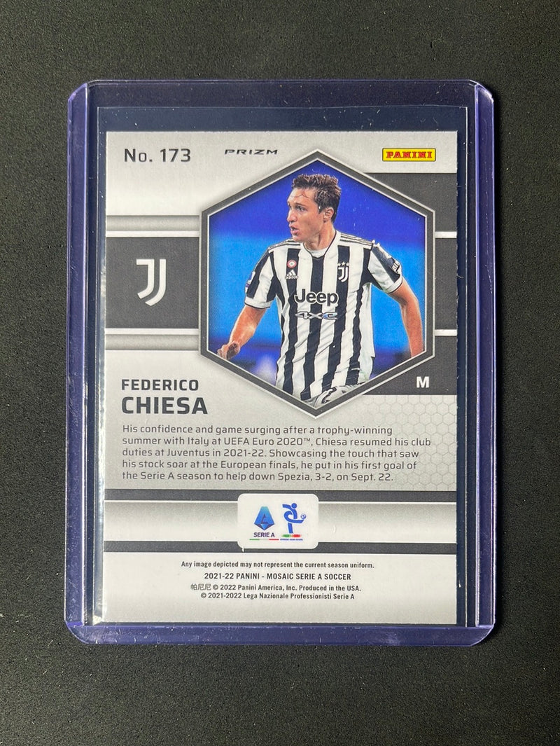 2021-22 Panini Mosaic Serie A Federico Chiesa Red Mosaic