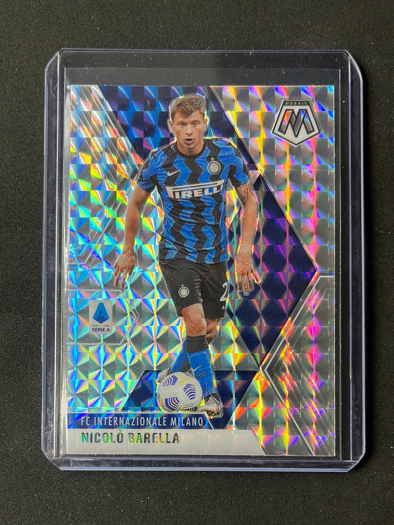 2020-21 Panini Mosaic Serie A Nicolo Barella Mosaic