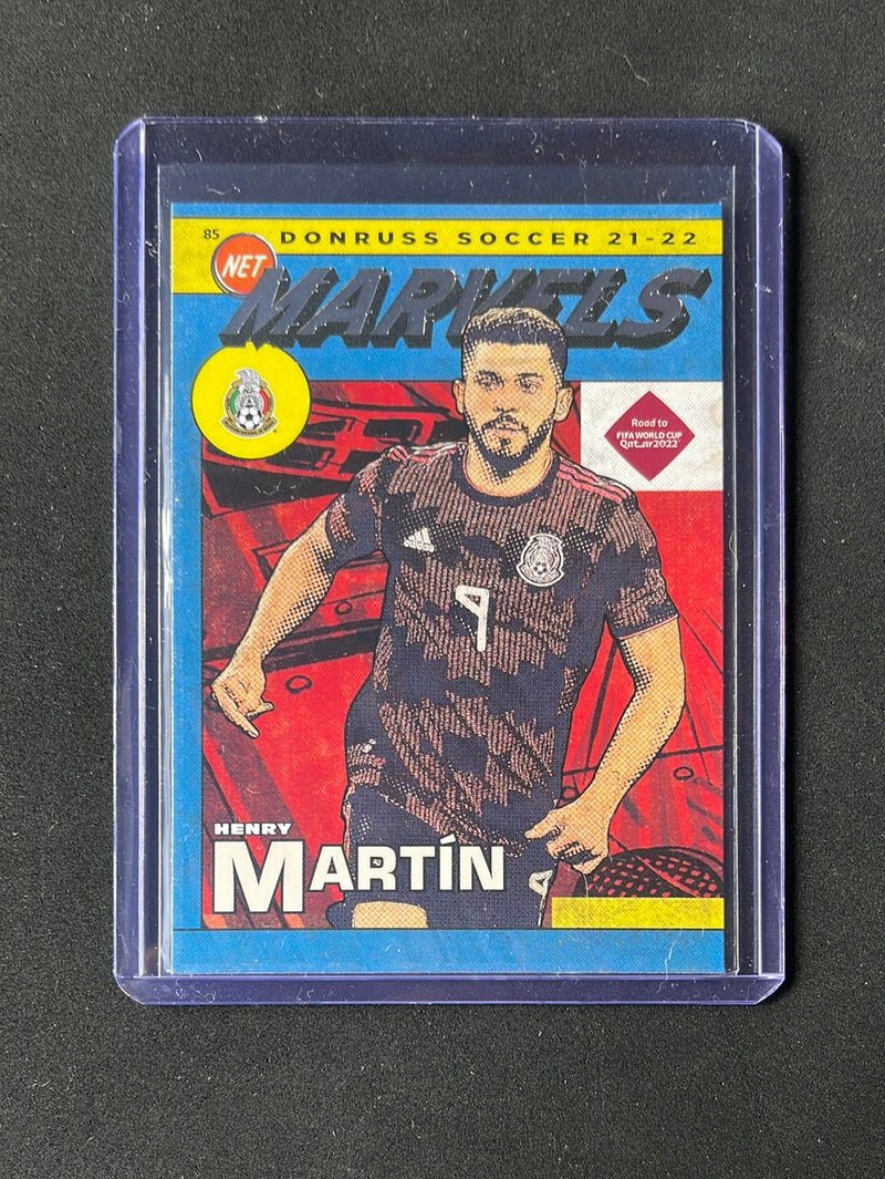 2021-22 Panini Donruss Road To Qatar Henry Martin Net Marvels