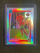 2021-22 Panini Donruss Road To Qatar Nuno Mendes Optic Silver