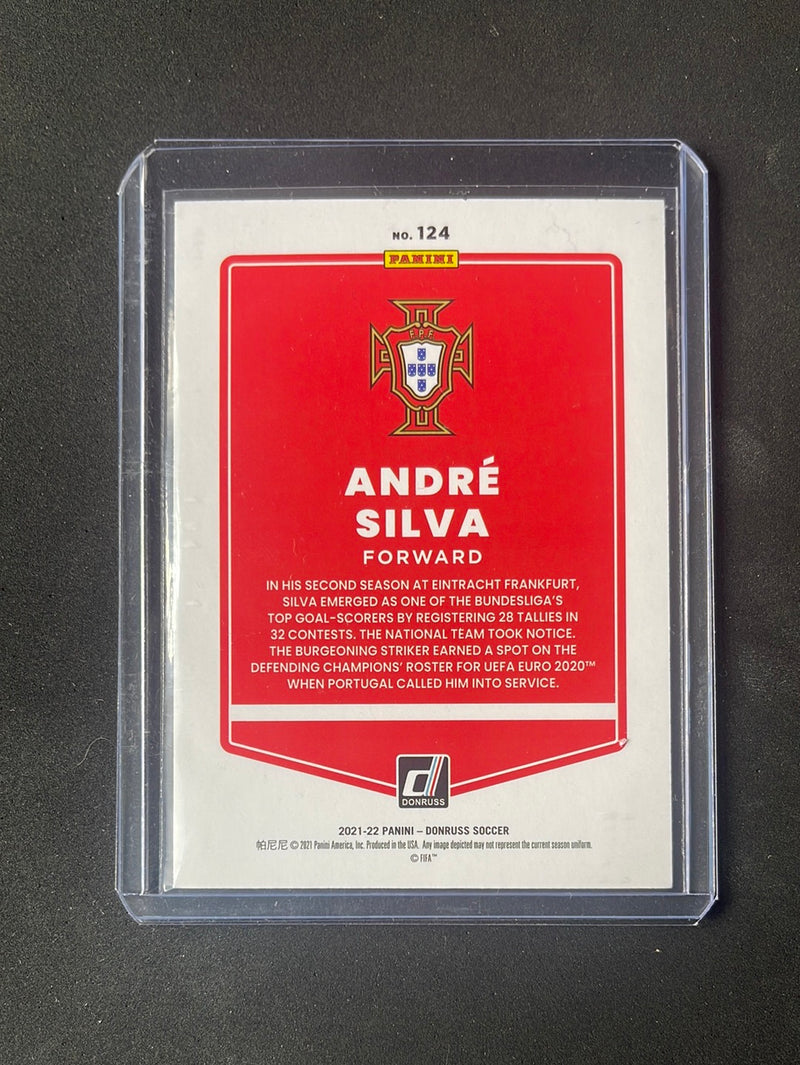 2021-22 Panini Donruss Road To Qatar Andre Silva Press Proof Purple 24/199