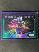 2020 Panini Prizm Football Danielle Hunter Fireworks Green Prizm