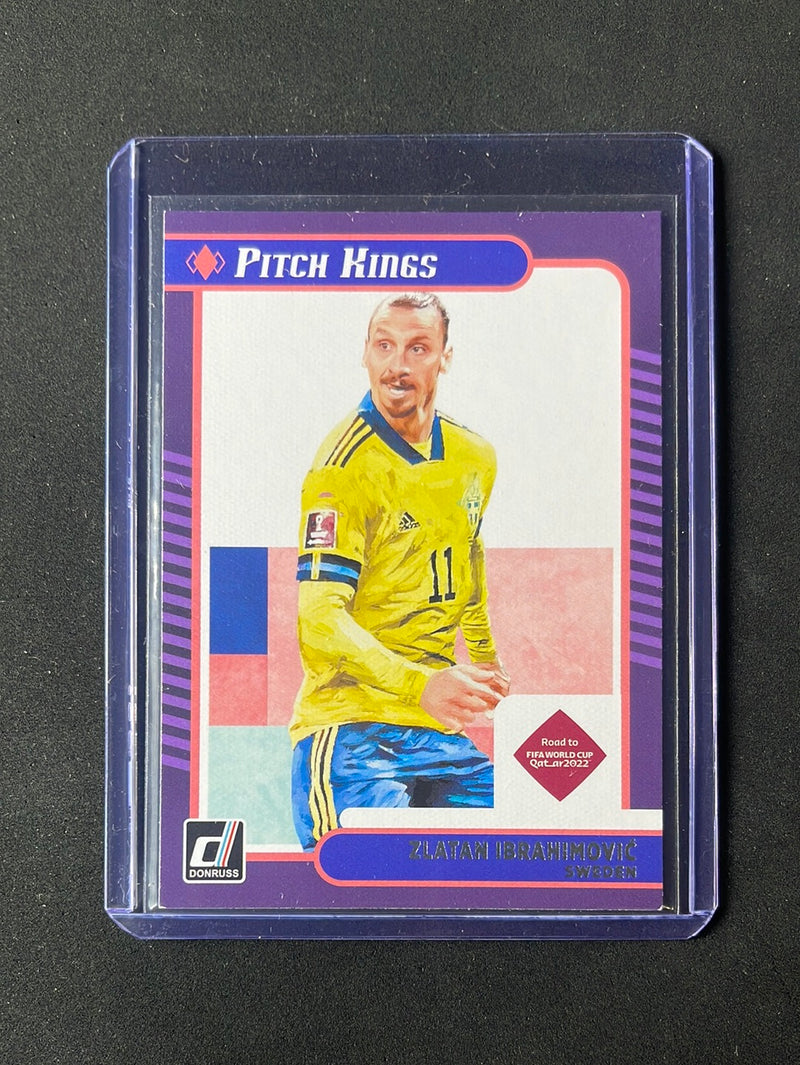 2021-22 Panini Donruss Road To Qatar Zlatan Ibrahimovic Pitch Kings