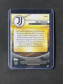 2020-21 Topps Stadium Club Chrome UEFA Champions League Radu Dragusin Glimpses Of Gold