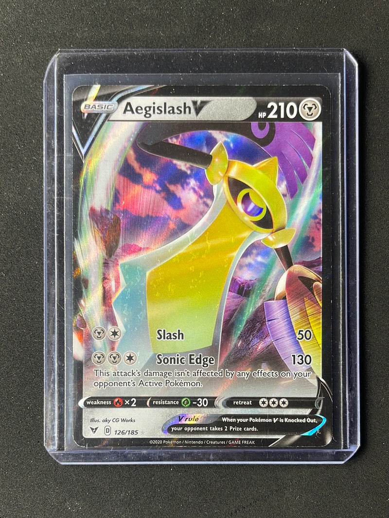 Pokemon TCG Vivid Voltage Aegislash V 126/185