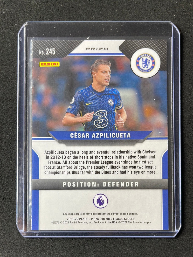 2021-22 Prizm Premier League Cesar Azpilicueta Silver