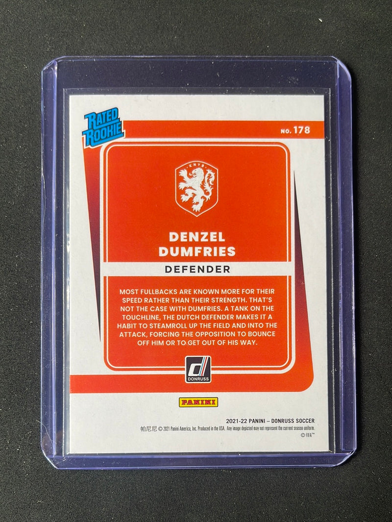 2021-22 Panini Donruss Road To Qatar Denzel Dumfries