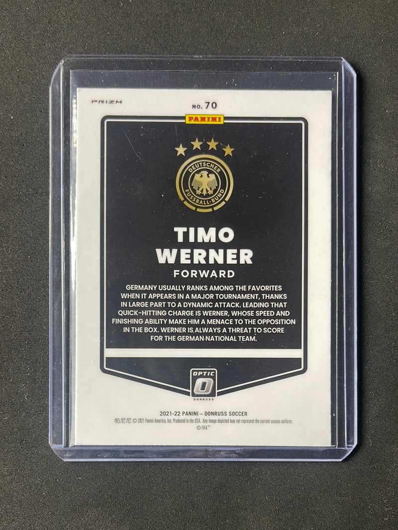 2021-22 Panini Donruss Road To Qatar Timo Werner Optic Silver