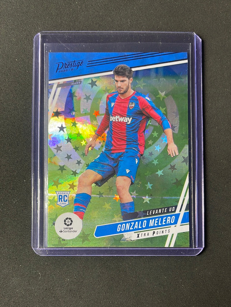 2020-21 Panini Chronicles Gonzalo Melero Prestige La Liga Purple Astro