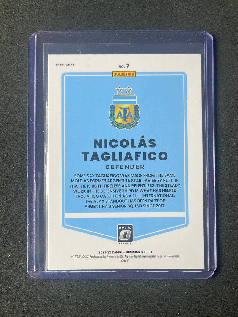 2021-22 Panini Donruss Road To Qatar Nicolas Tagliafico Optic Silver