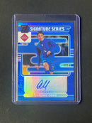 2021-22 Panini Donruss Road To Qatar Massimo Oddo Signature Series Blue 21/49