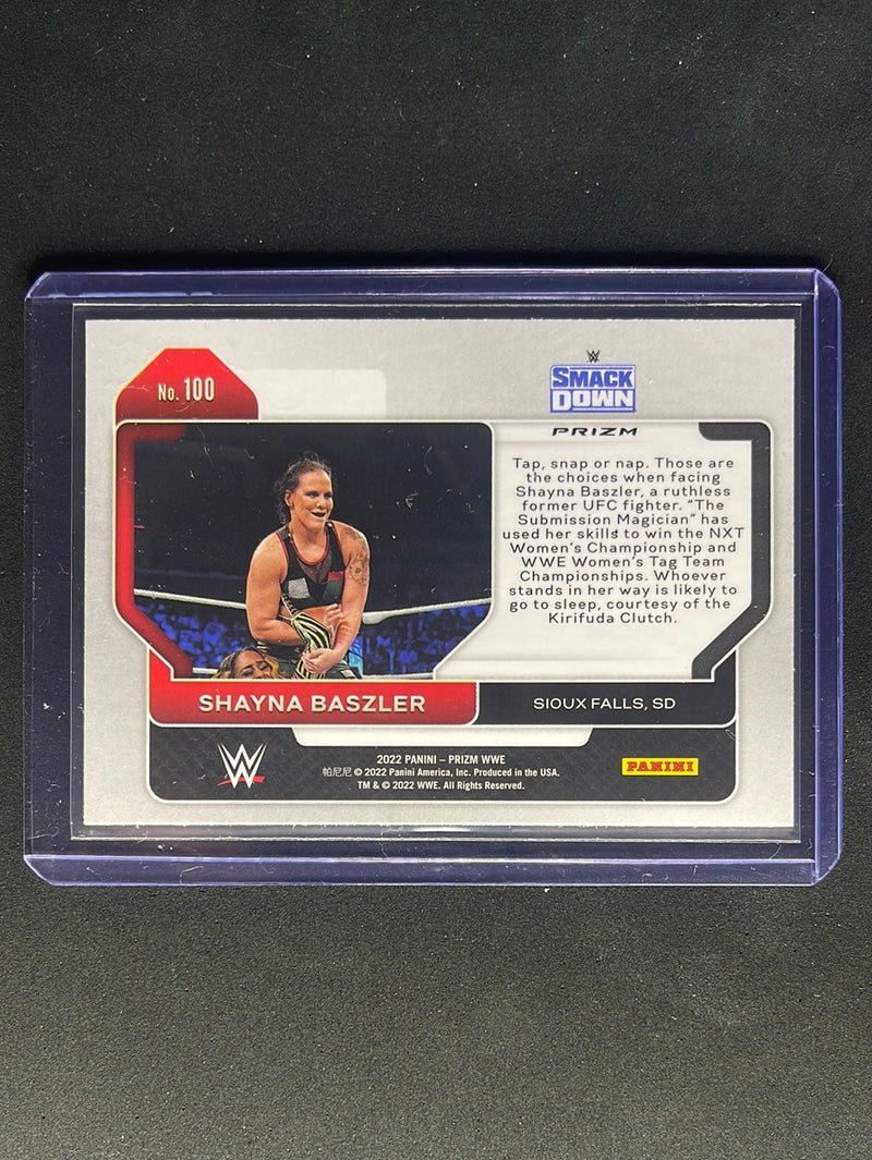 2022 Prizm WWE Shayna Baszler Ice Prizm