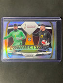 2022 Panini Prizm FIFA World Cup Qatar Alisson/Ederson Connections Silver Prizm