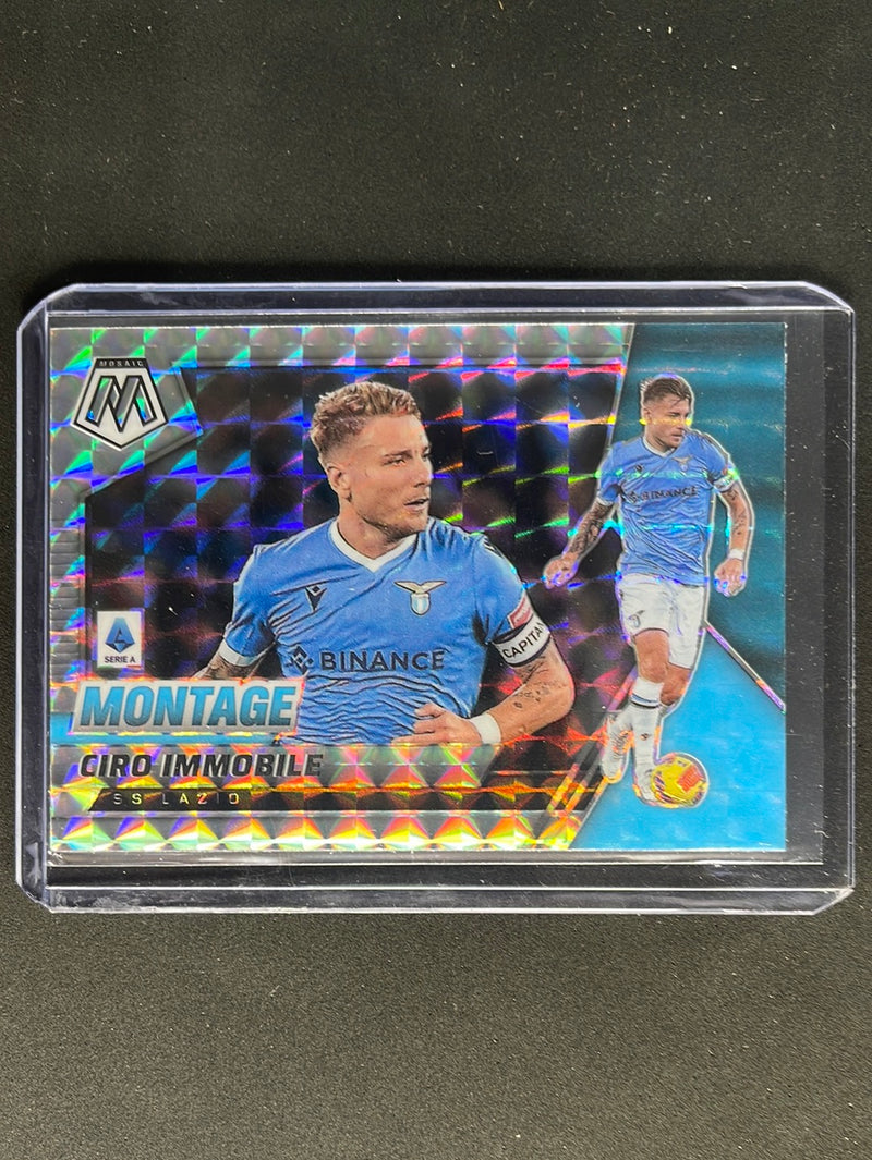 2021-22 Panini Mosaic Serie A Ciro Immobile Montage Mosaic