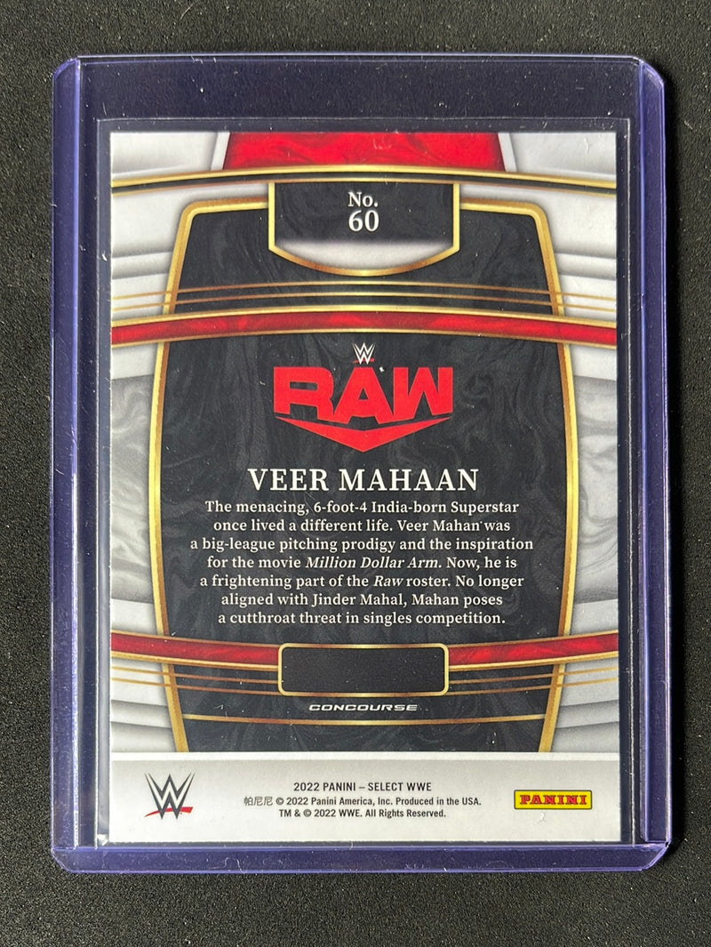 2022 Panini Select WWE Veer Mahaan Concourse