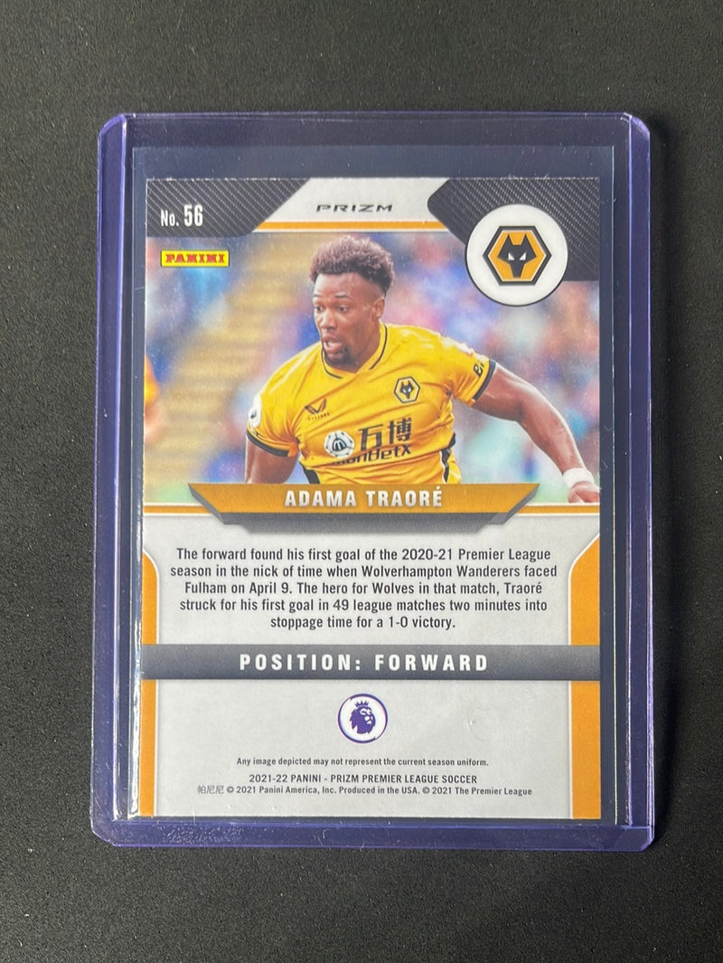 2021-22 Panini Prizm Premier League Adama Traore Multicolor