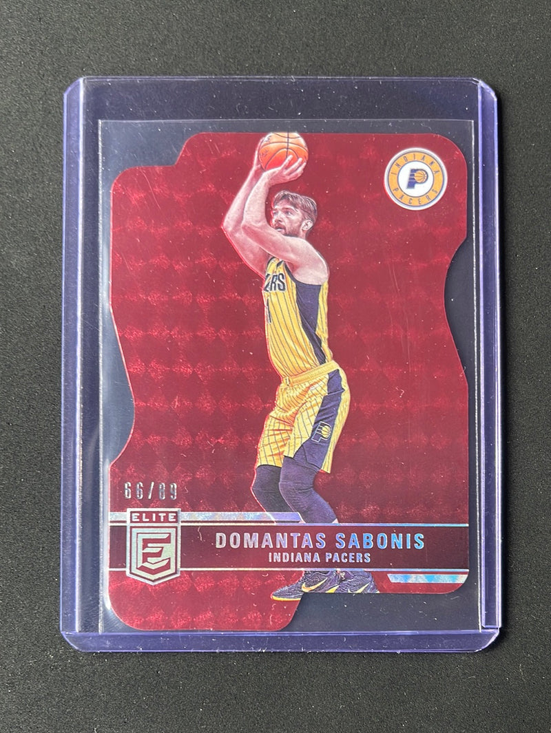 2021-22 Donruss Elite Domantas Sabonis Aspirations 66/89