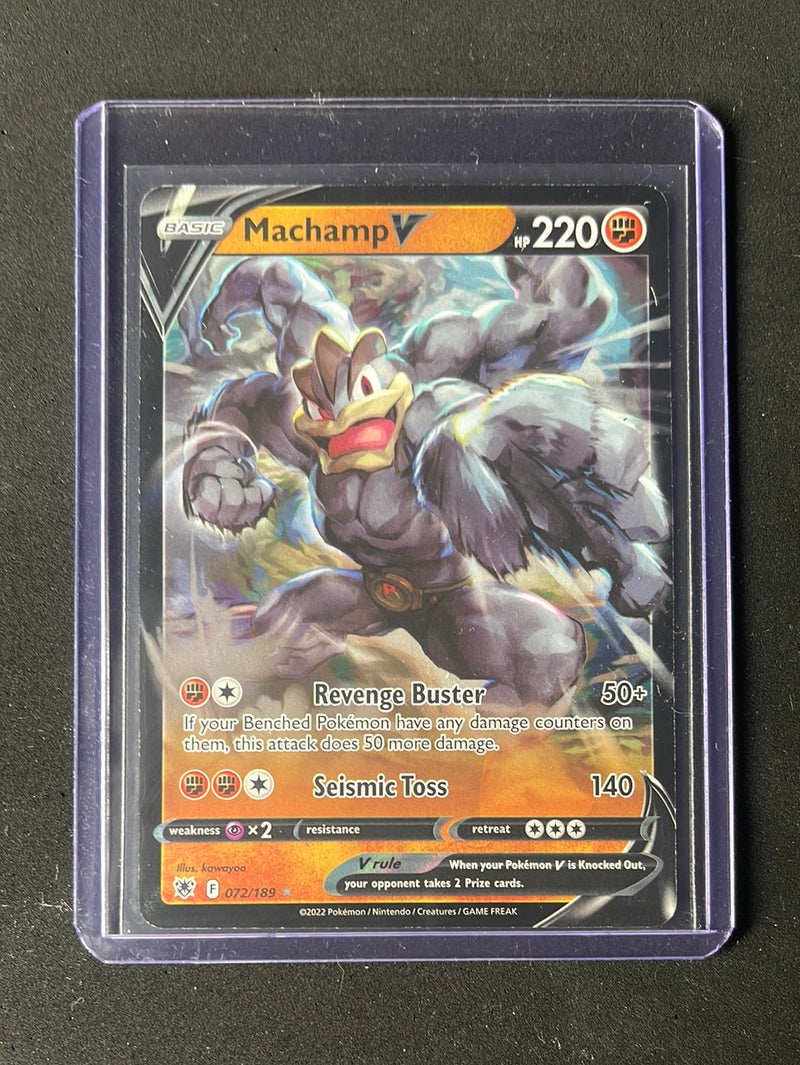 Pokemon TCG Astral Radiance Machamp V 72/189